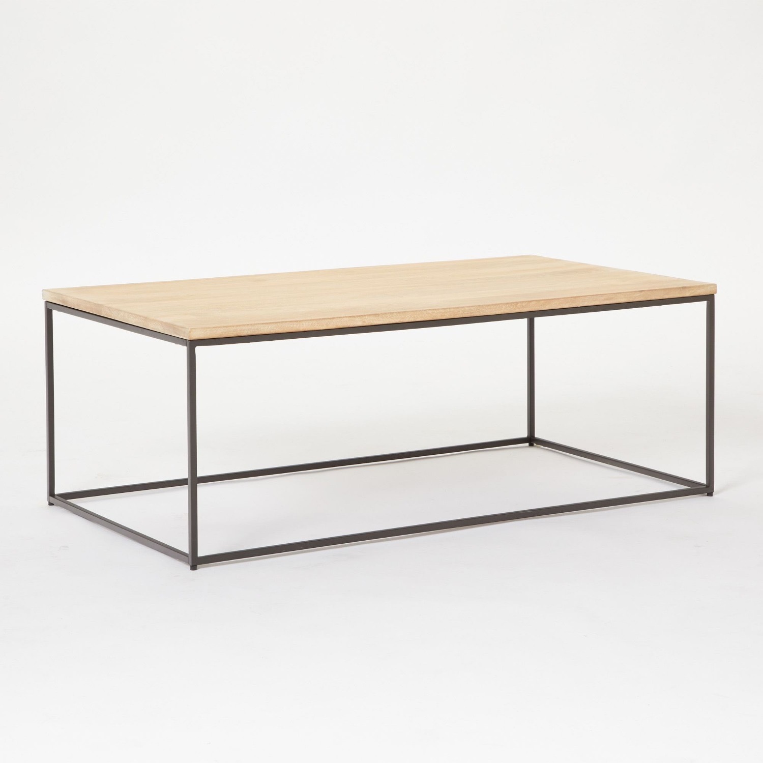 West Elm Streamline Coffee Table- Cerused White - image-2
