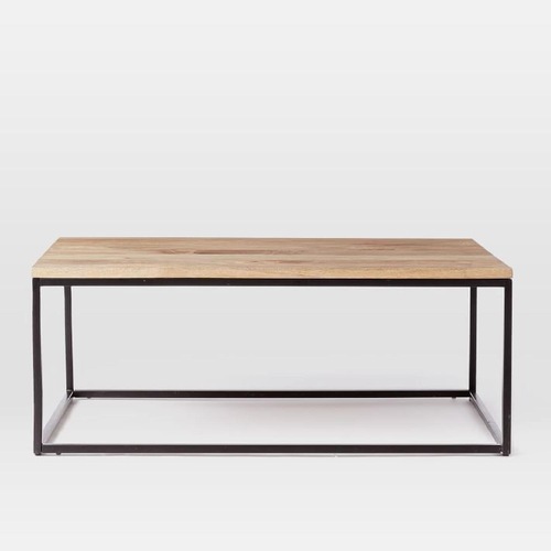 Used West Elm Streamline Coffee Table- Cerused White for sale on AptDeco