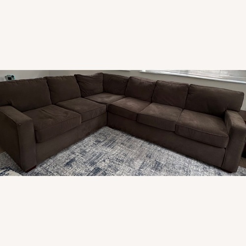 Used Jennifer Convertibles 2-Piece Sectional for sale on AptDeco