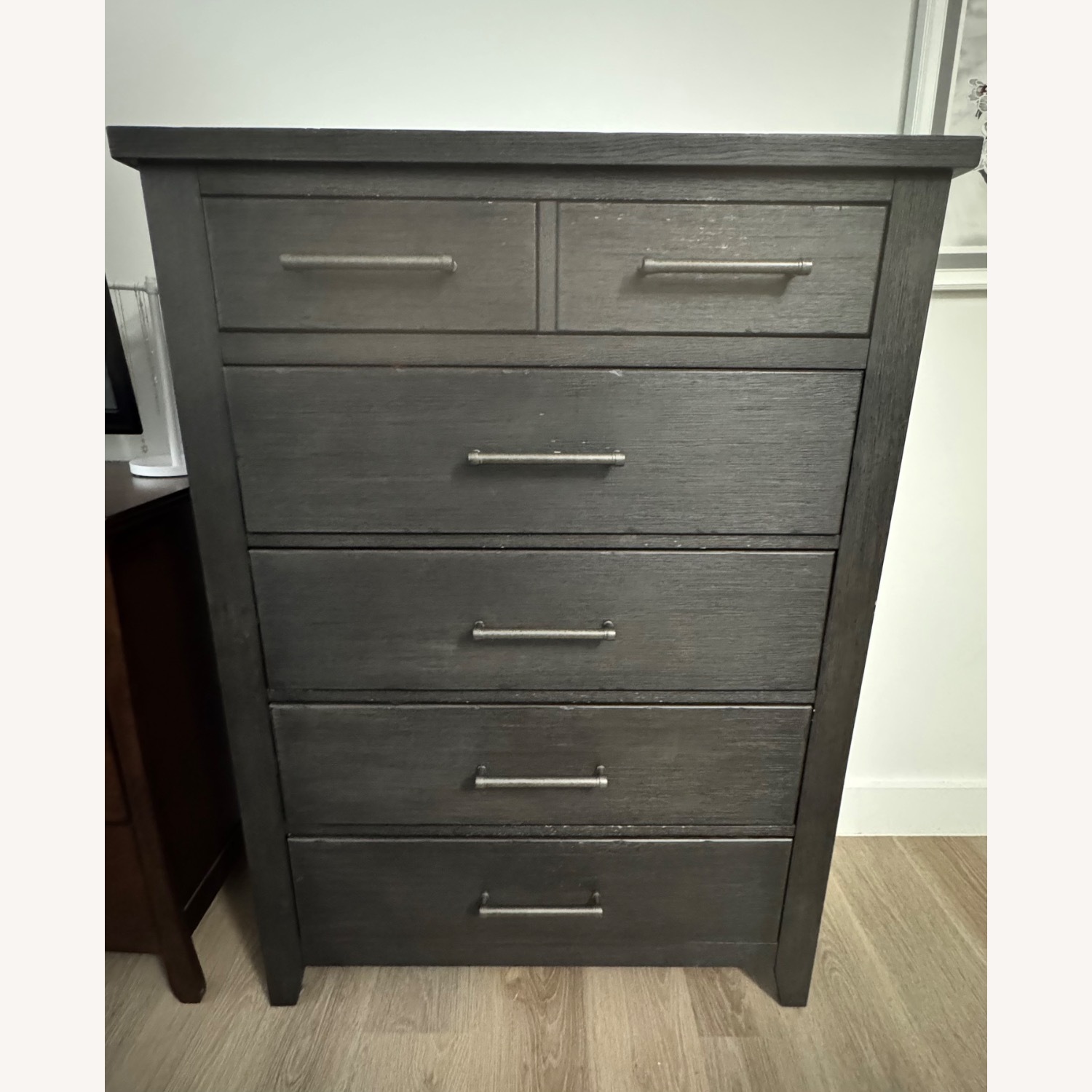 Macy's Burbank Dark Gray Wood Dresser - image-4