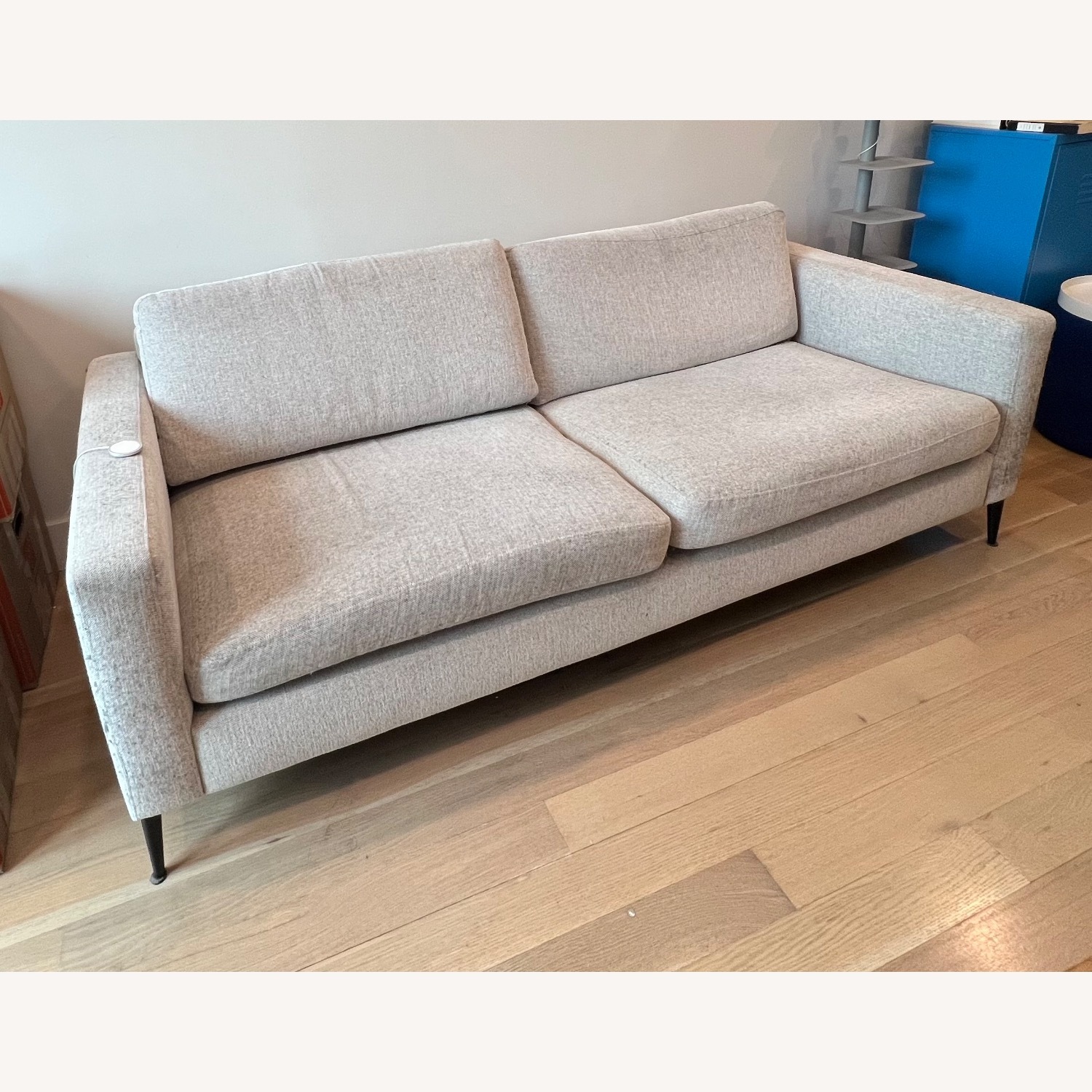Create Comfort Light Gray Fabric 2 Seater Sofa - image-3