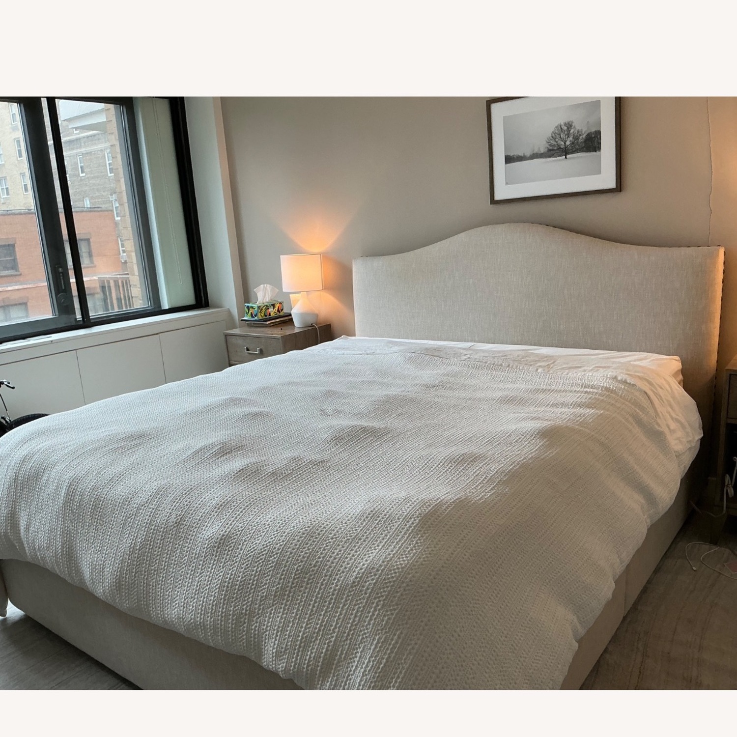 Pottery Barn Raleigh Natural California King Bed - image-1