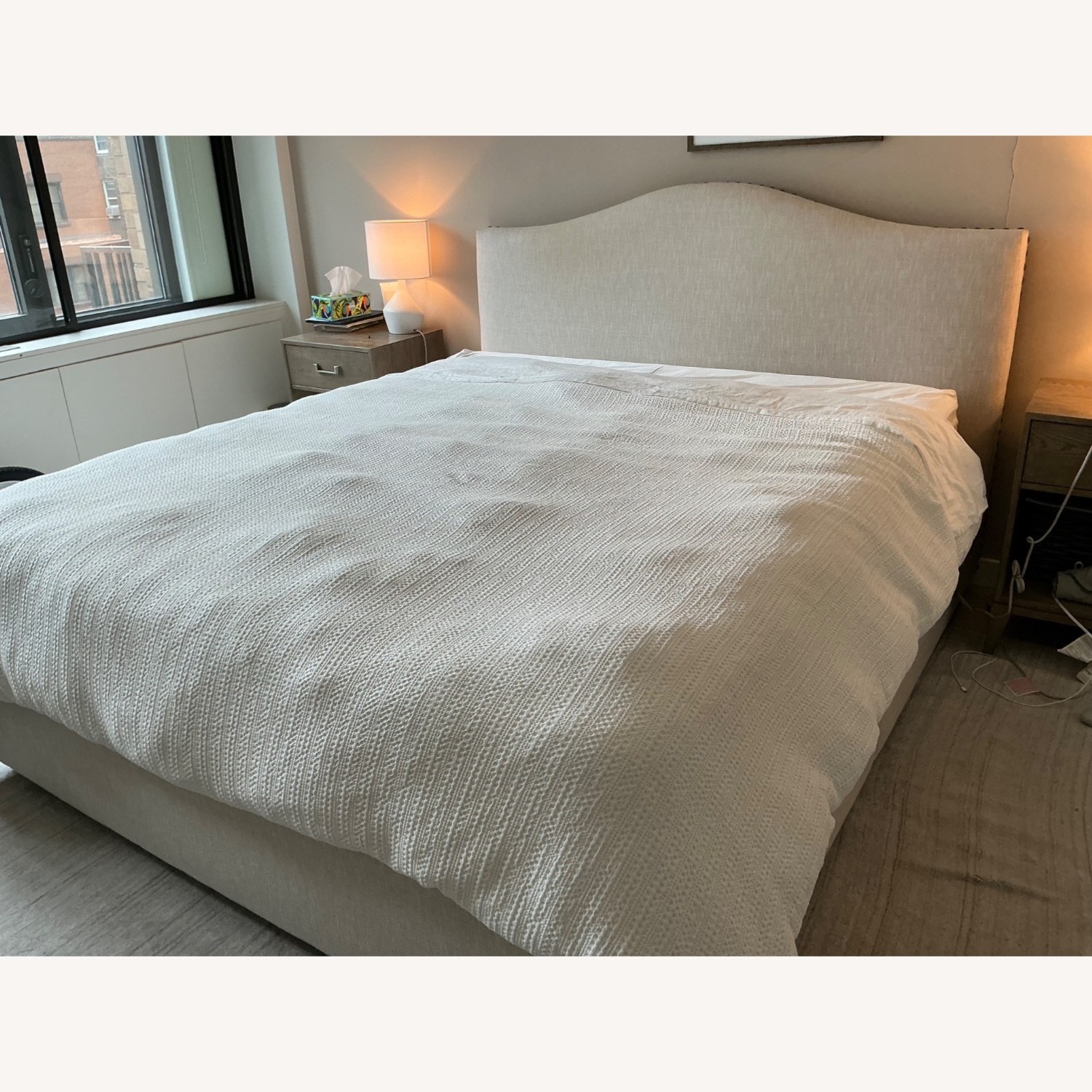 Pottery Barn Raleigh Natural California King Bed - image-3