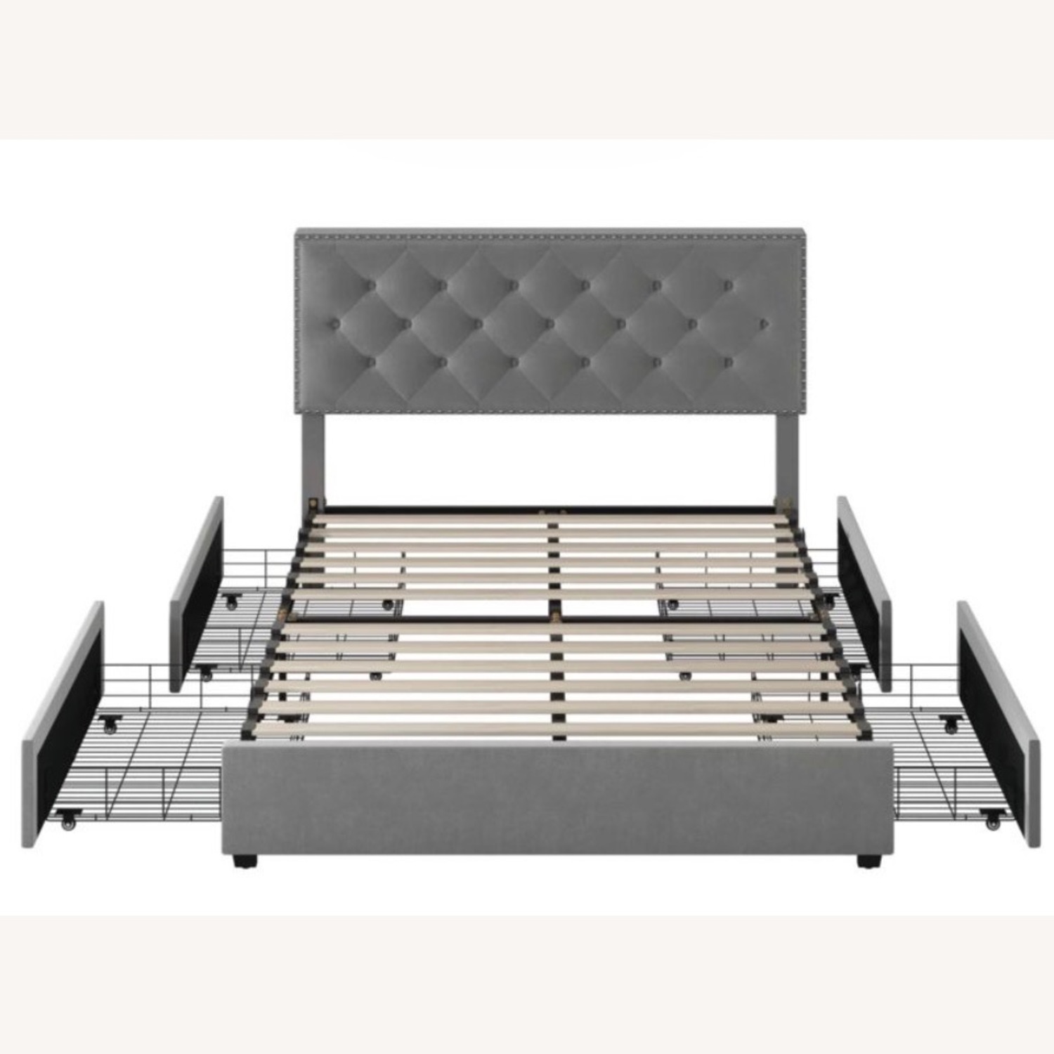 Contemporary Queen Bed - image-1