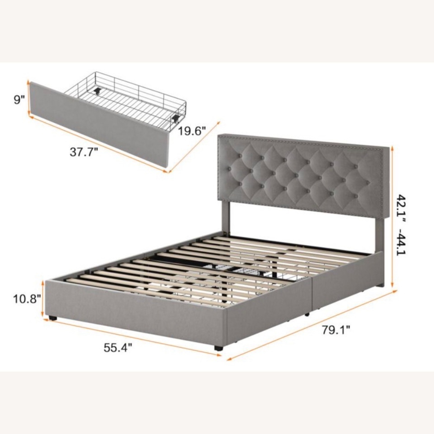 Contemporary Queen Bed - image-2