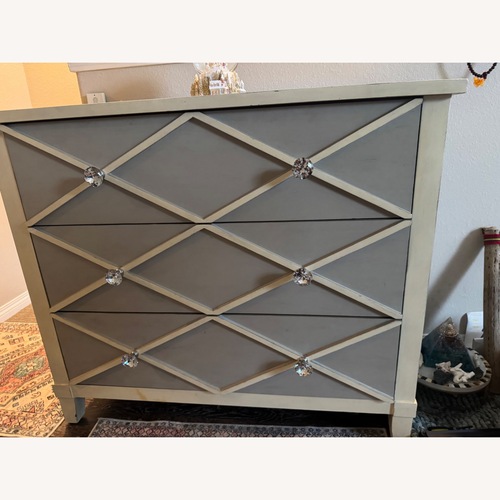 Used Dresser with Crystal Knobs  for sale on AptDeco