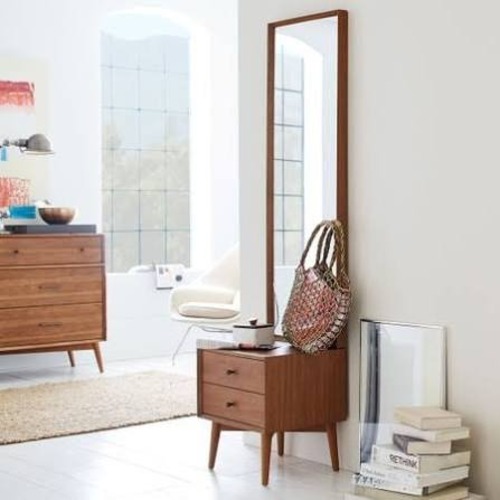 Used West Elm Mid Century Console with Mirror for sale on AptDeco