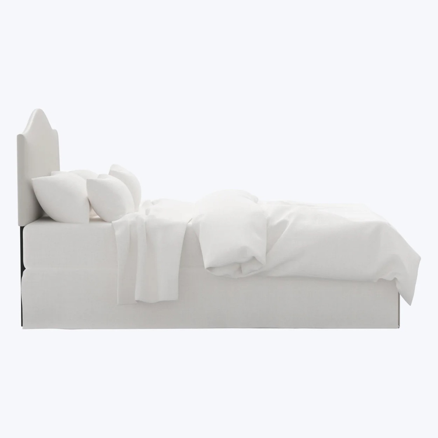 ABC Carpet and Home Light Gray Velvet Headboard - image-3