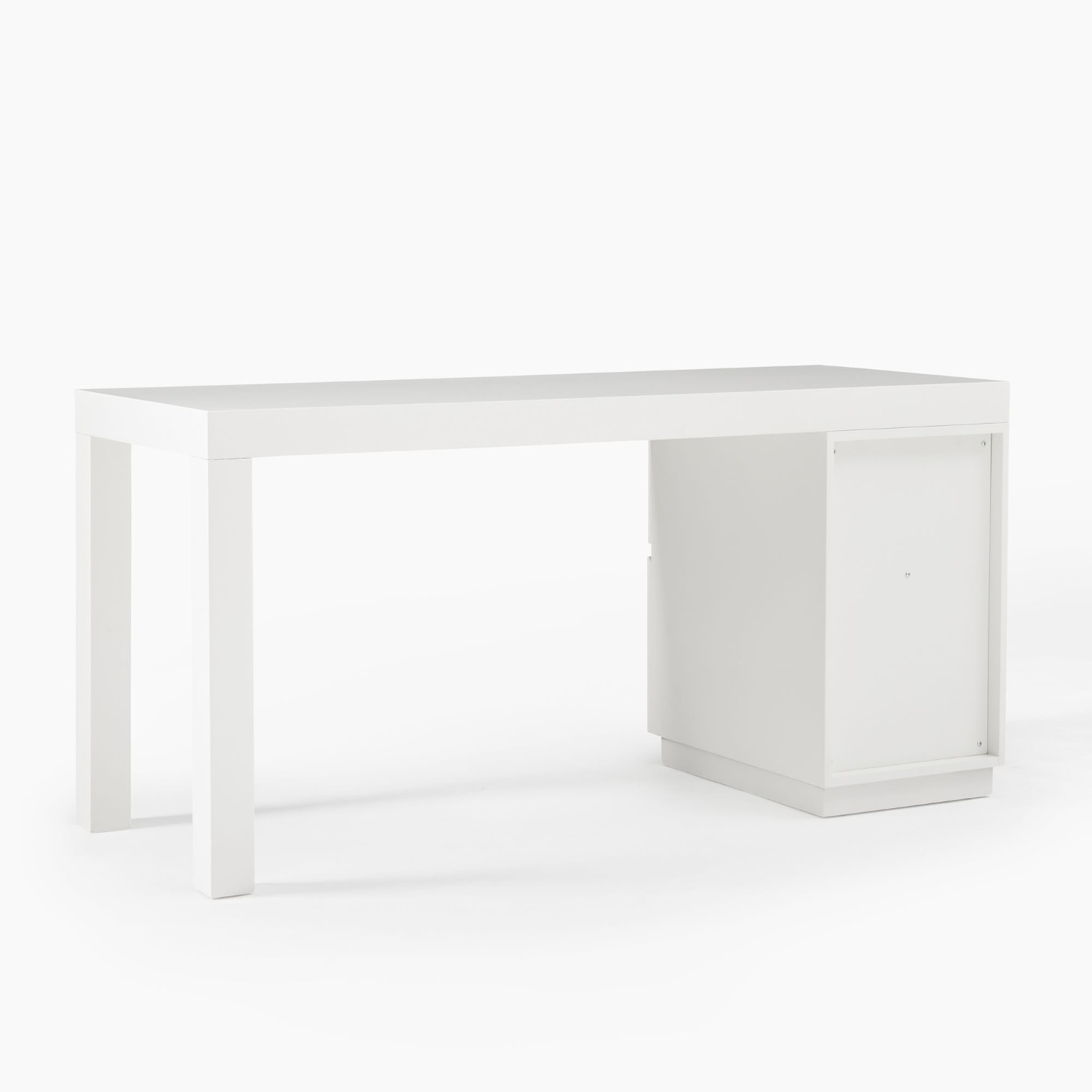 West Elm Parsons File Cabinet Desk Set (62") - image-5