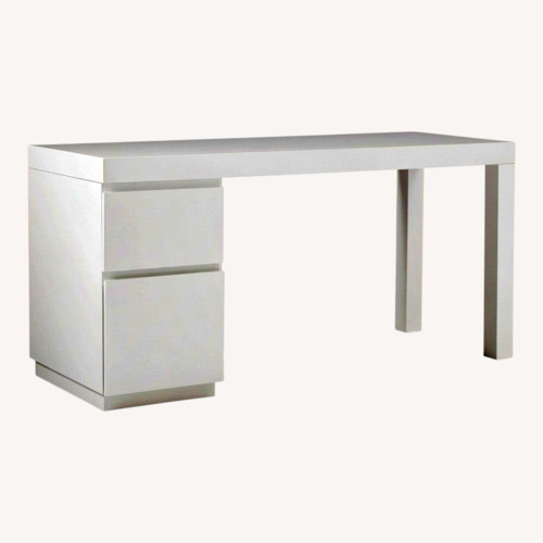 Used West Elm Parsons File Cabinet Desk Set (62") for sale on AptDeco