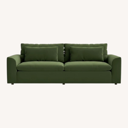 Used Joybird Bryant Sofa Green Velvet 3+ Seater Sofa for sale on AptDeco