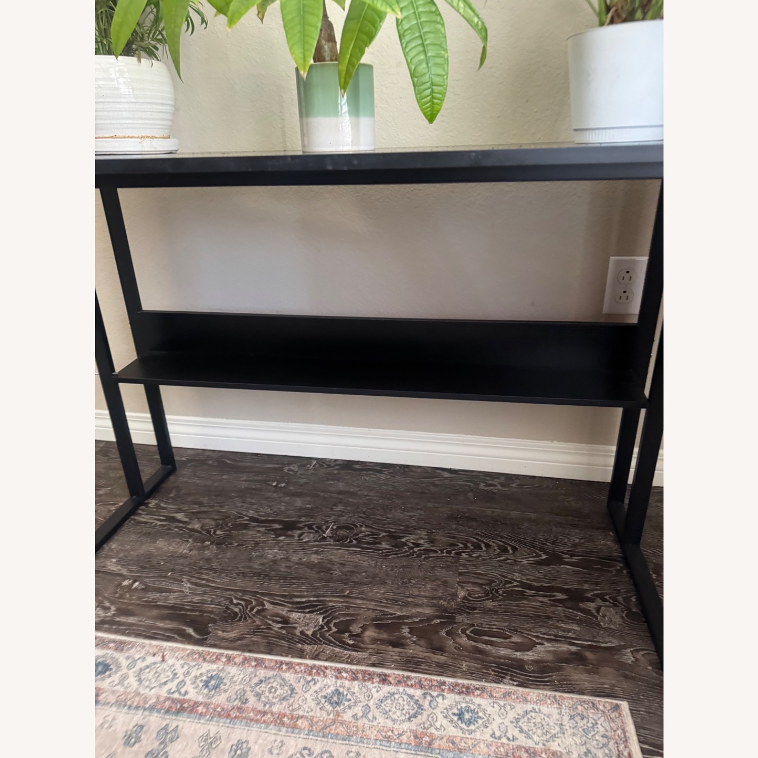 Vintage/Antique Black Wood Desk - image-3