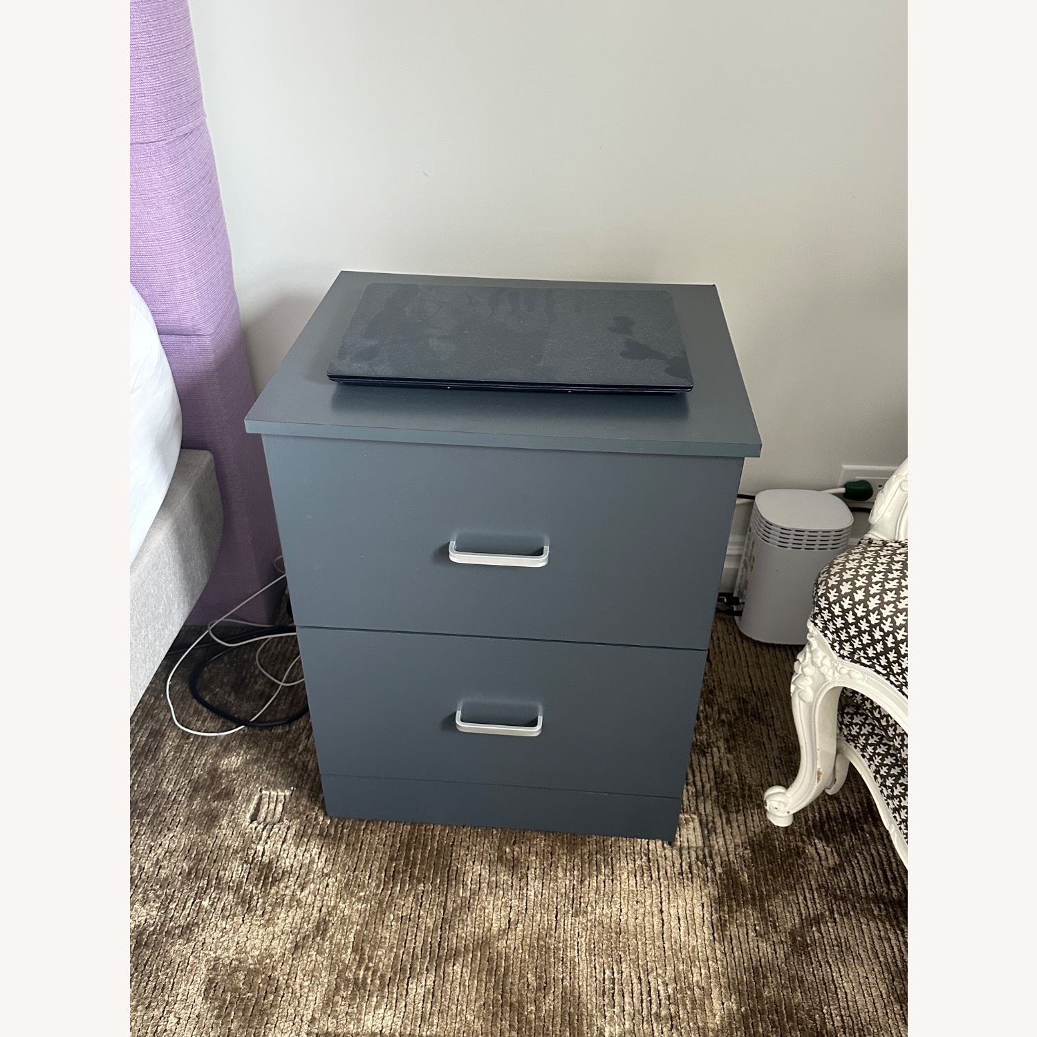 Dark Gray Nightstands - image-6