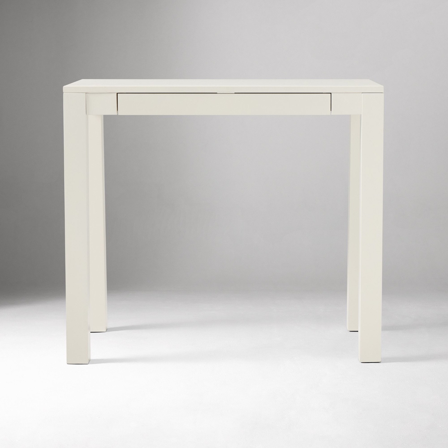 West Elm Parsons Mini Desk (34") White Desk - image-1