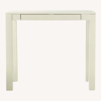 West Elm Parsons Mini Desk (34") White Desk