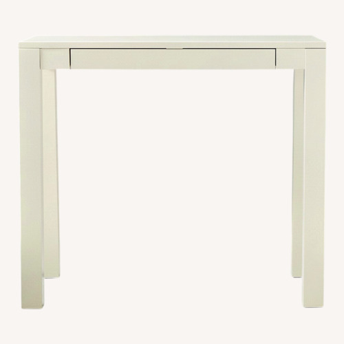Used West Elm Parsons Mini Desk (34") White Desk for sale on AptDeco
