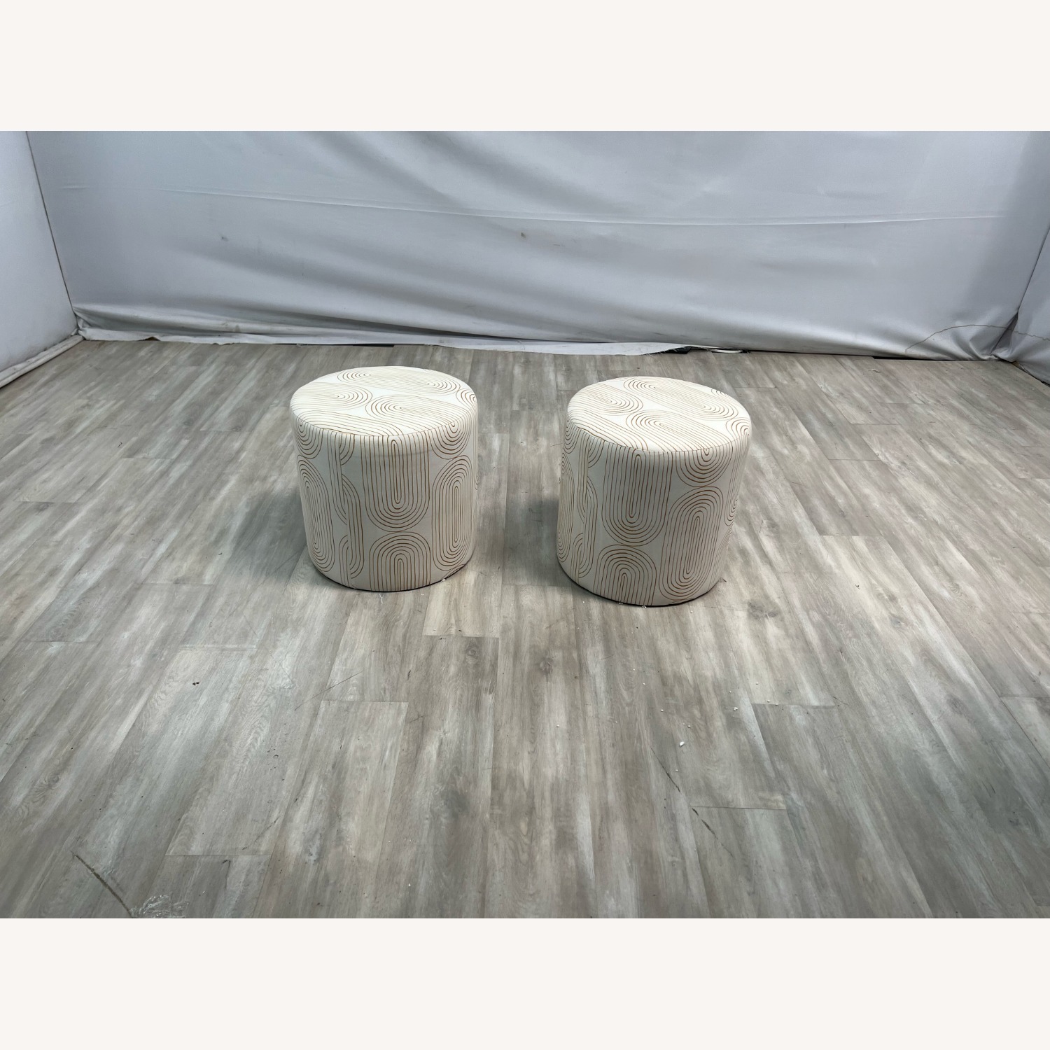 Skyline Furniture Round Thalia Ottoman Set of 2 - image-1