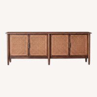 Target Hearth & Hand Natural Wood Media Storage