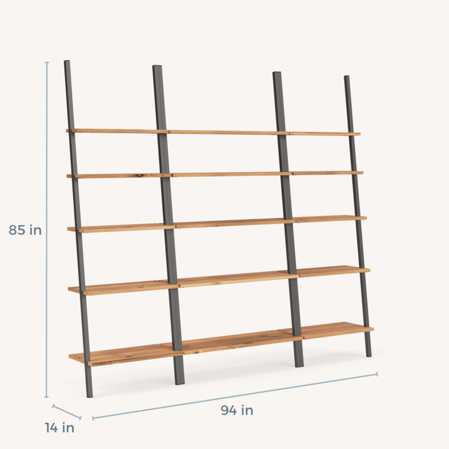 Room & Board Gallery 94 Leaning Shelves - image-1