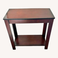 Vintage/Antique Dark Brown Side Tables