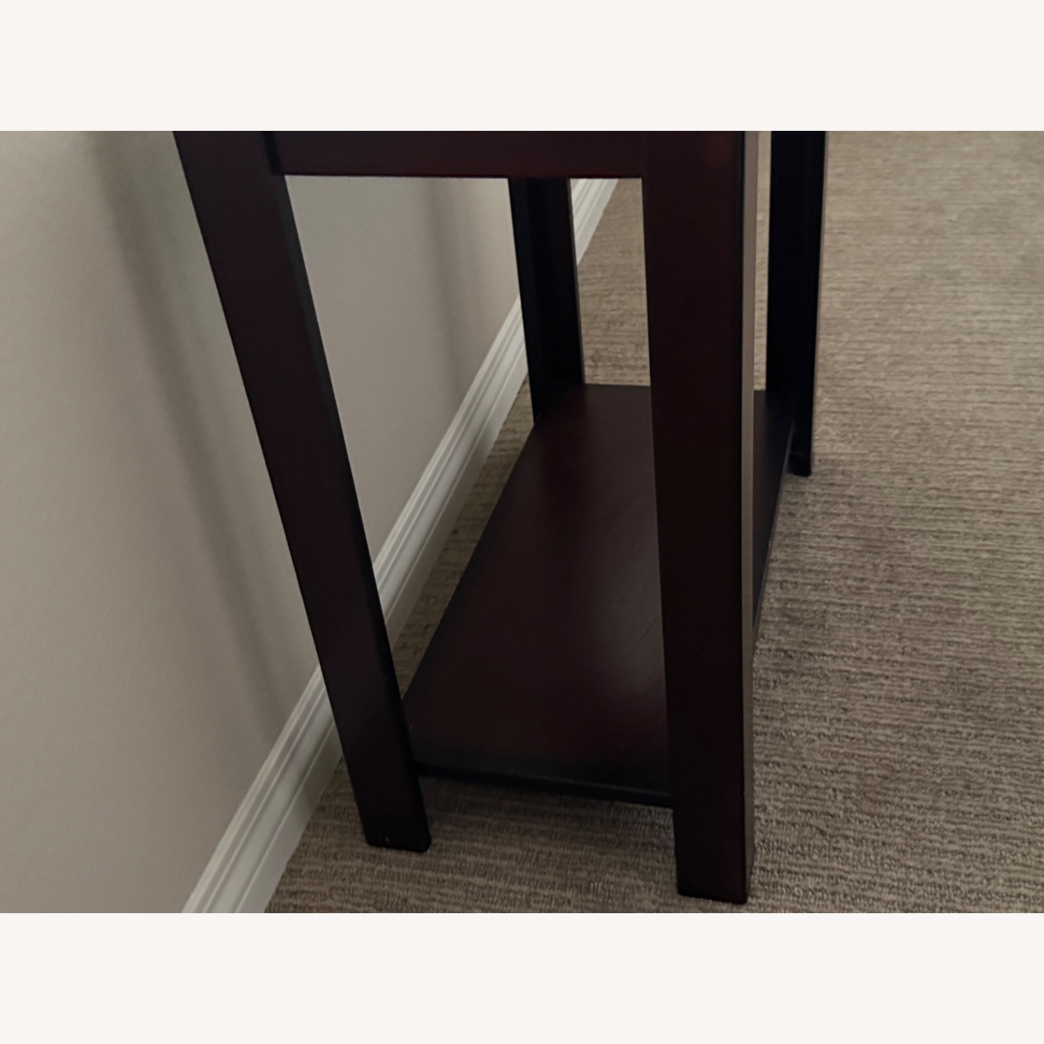 Vintage/Antique Dark Brown Side Tables - image-4