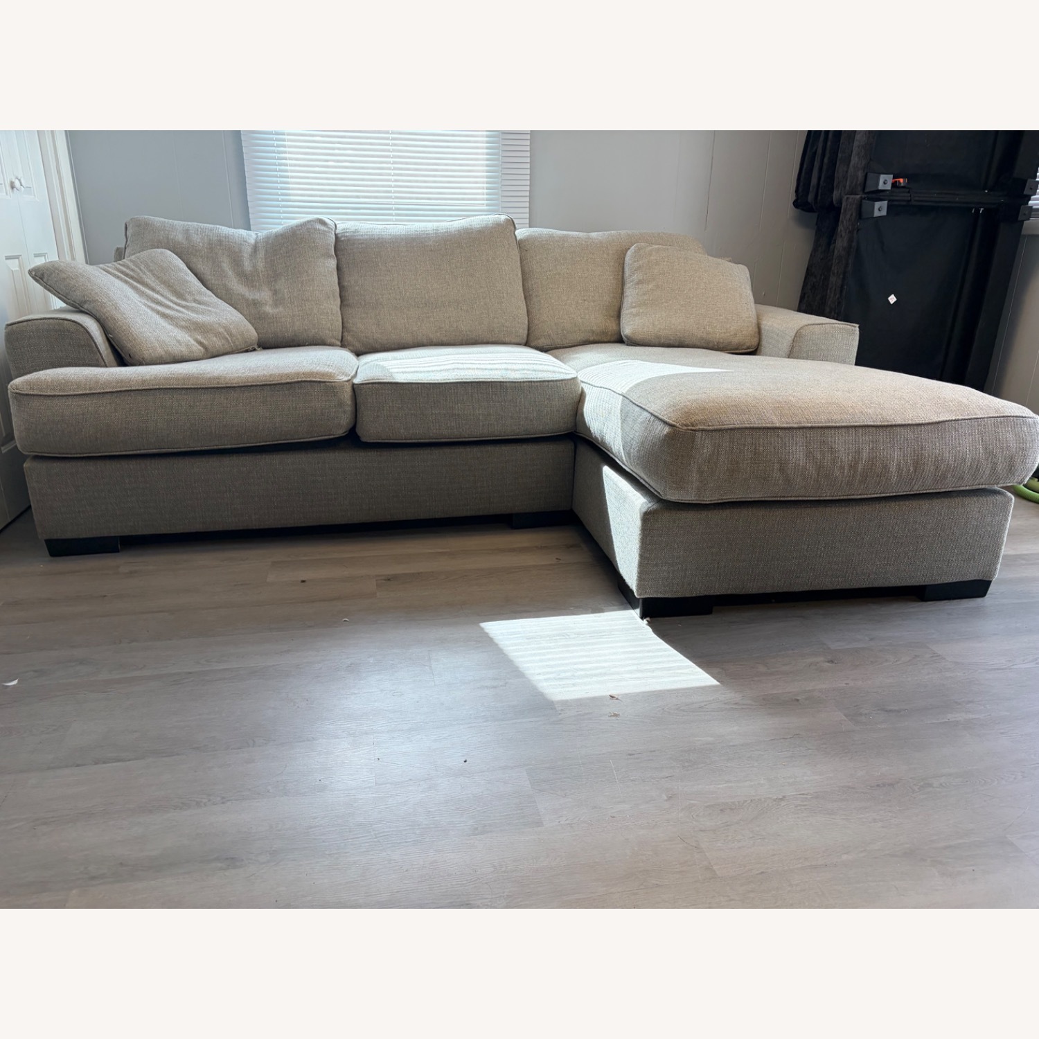 Light Gray 2 Piece Sectional - image-4