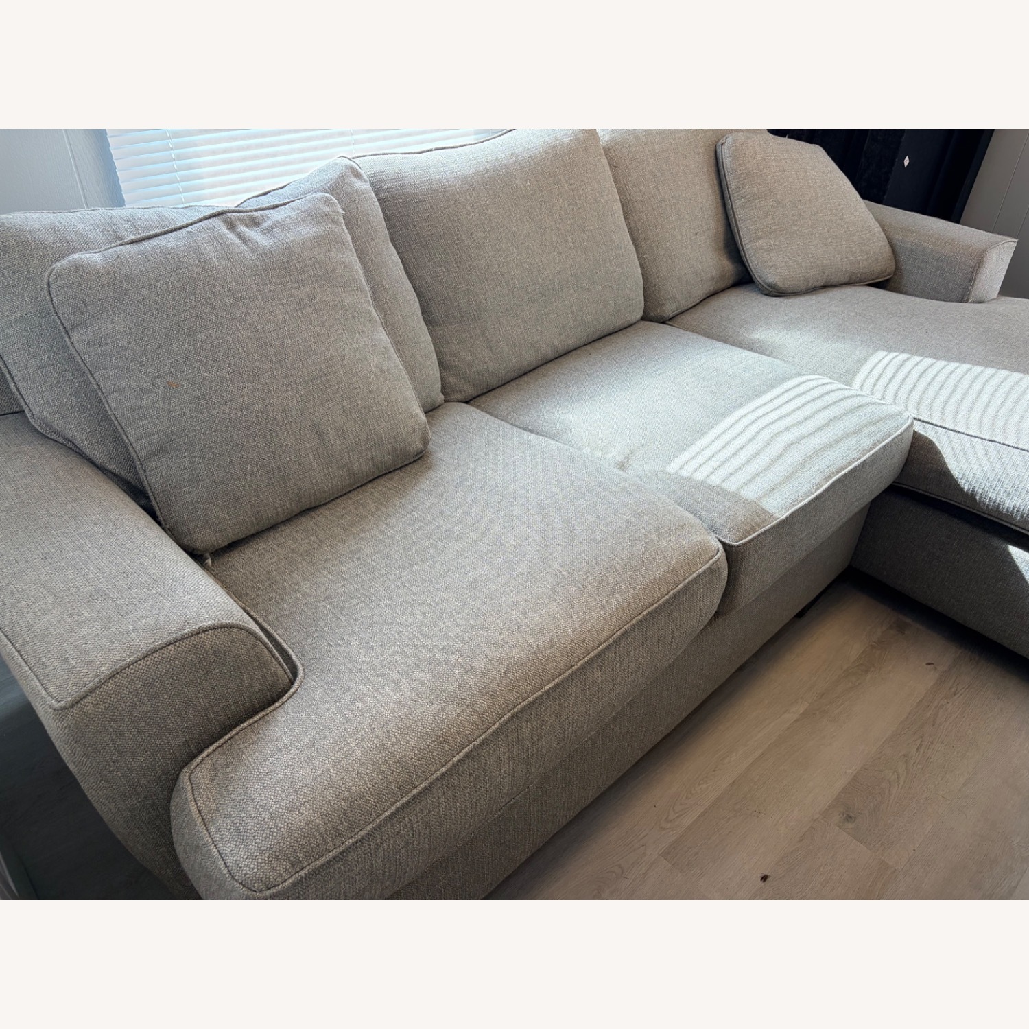 Light Gray 2 Piece Sectional - image-5