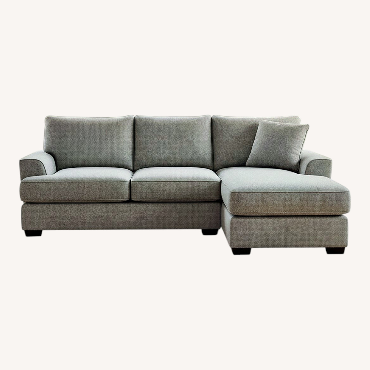 Light Gray 2 Piece Sectional - image-0
