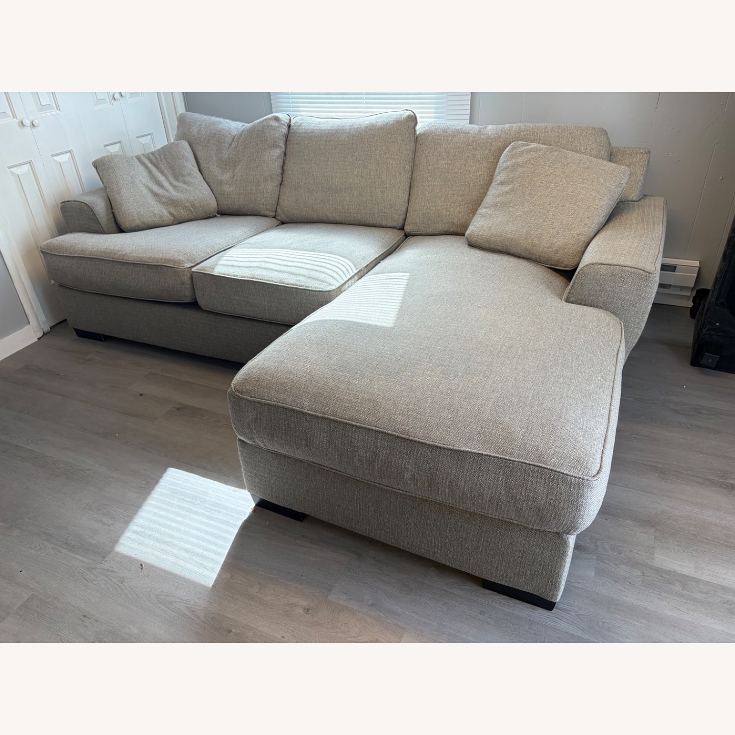 Light Gray 2 Piece Sectional - image-7