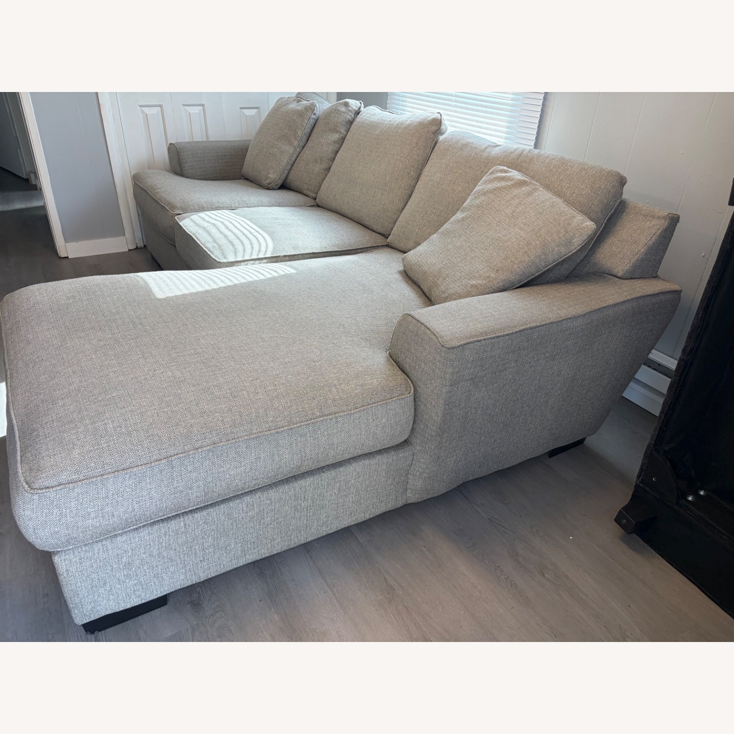 Light Gray 2 Piece Sectional - image-6
