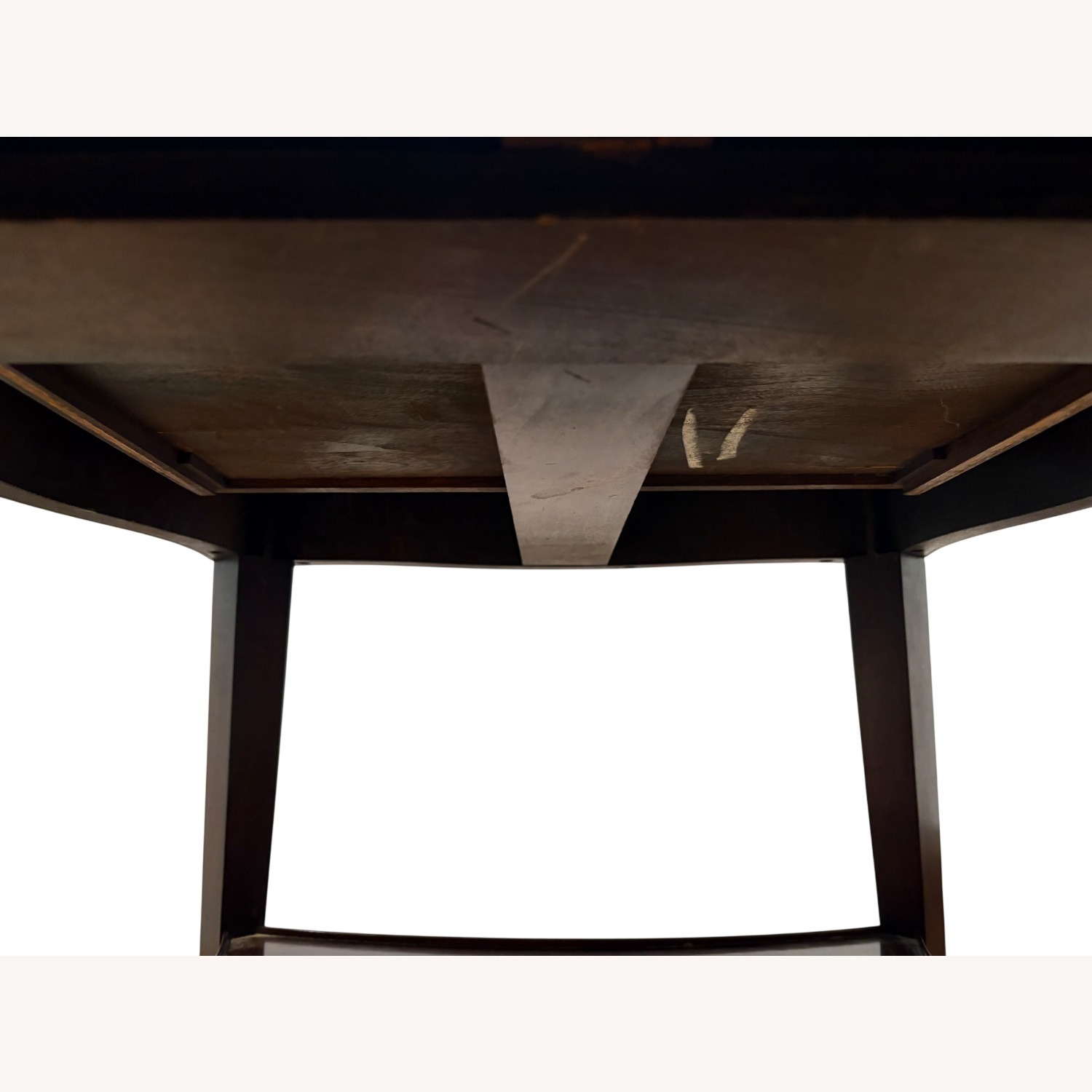 Wieman Side Table Vintage/Antique Dark Brown Wood - image-9