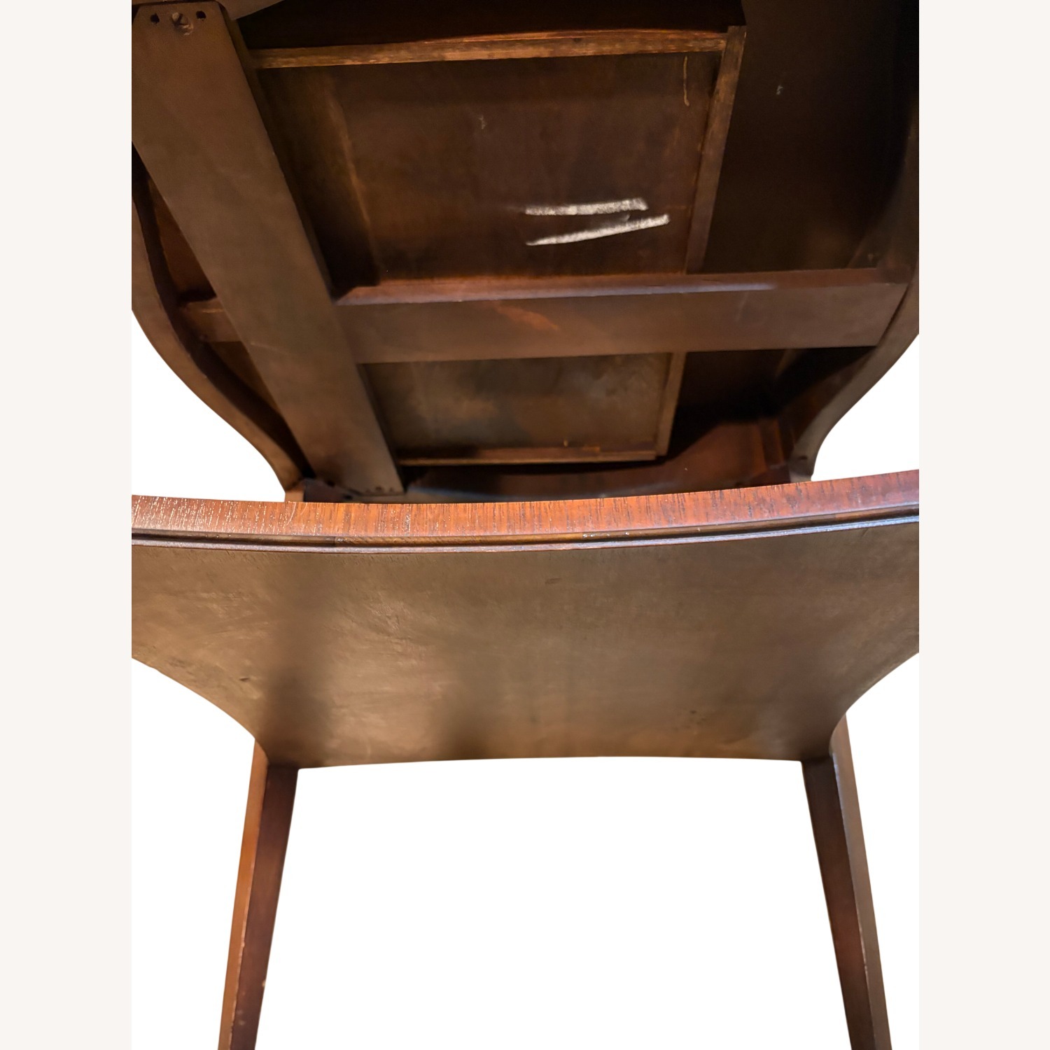 Wieman Side Table Vintage/Antique Dark Brown Wood - image-11