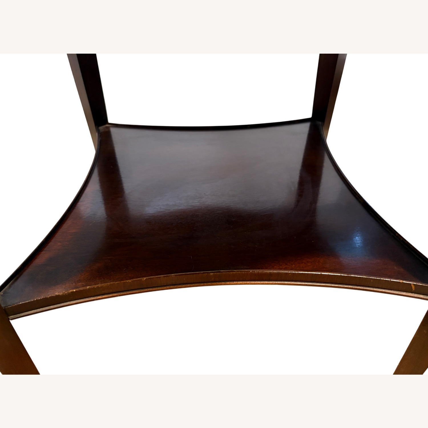Wieman Side Table Vintage/Antique Dark Brown Wood - image-8