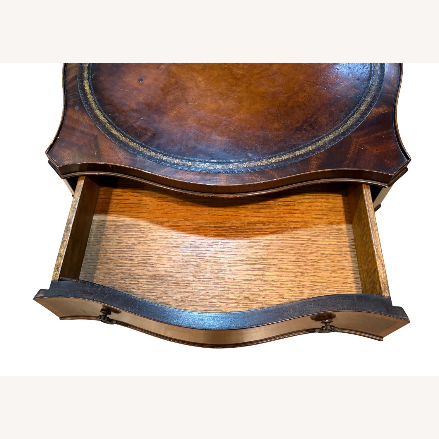 Wieman Side Table Vintage/Antique Dark Brown Wood - image-6