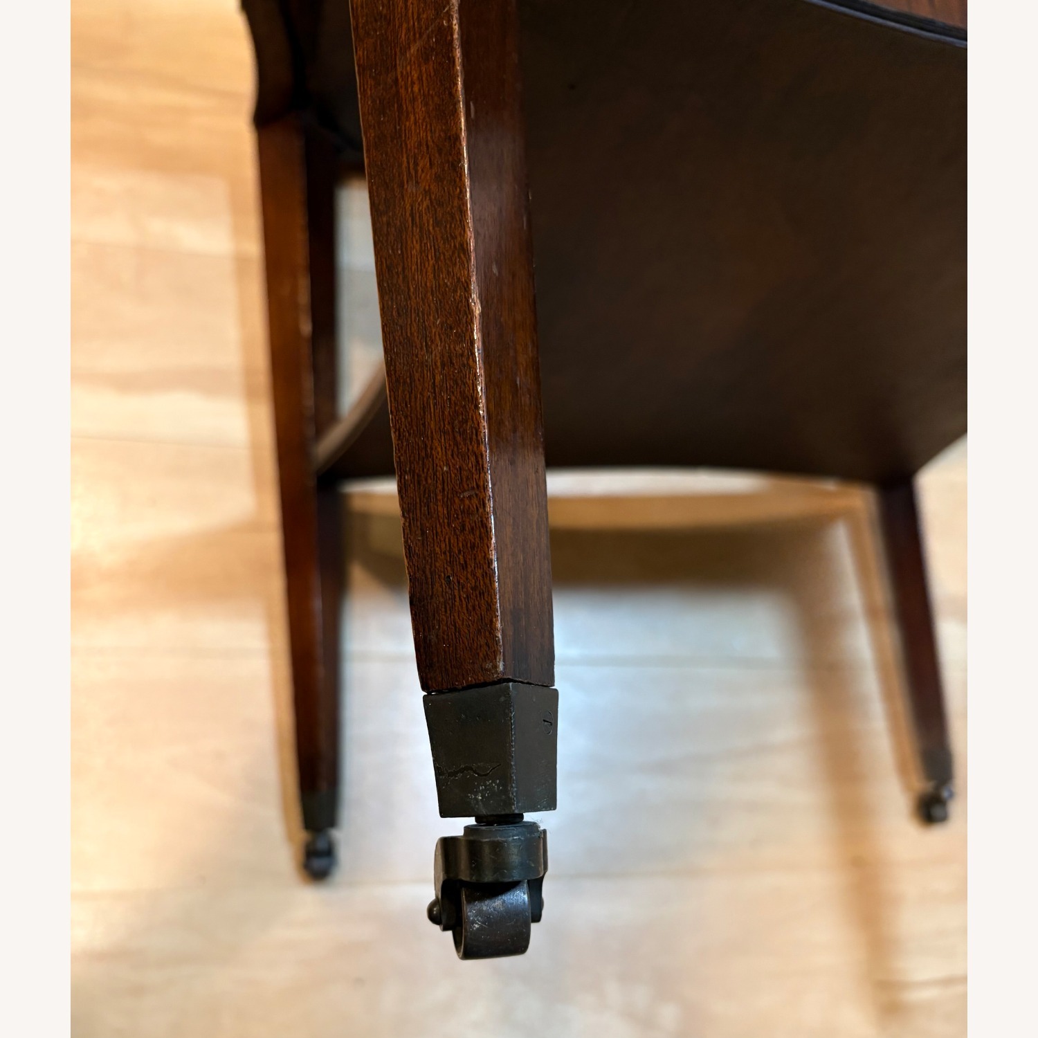 Wieman Side Table Vintage/Antique Dark Brown Wood - image-15
