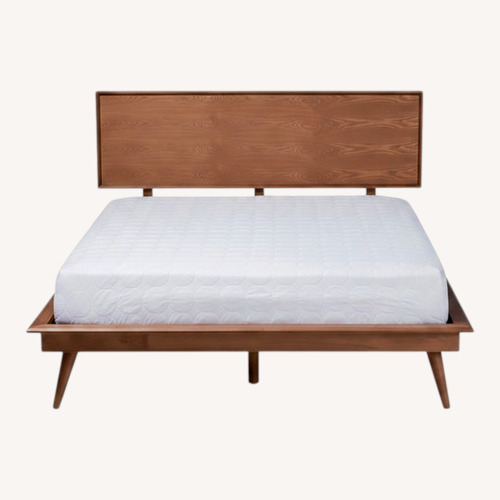 Used Mid-Century Modern Walnut Full Size Bed for sale on AptDeco
