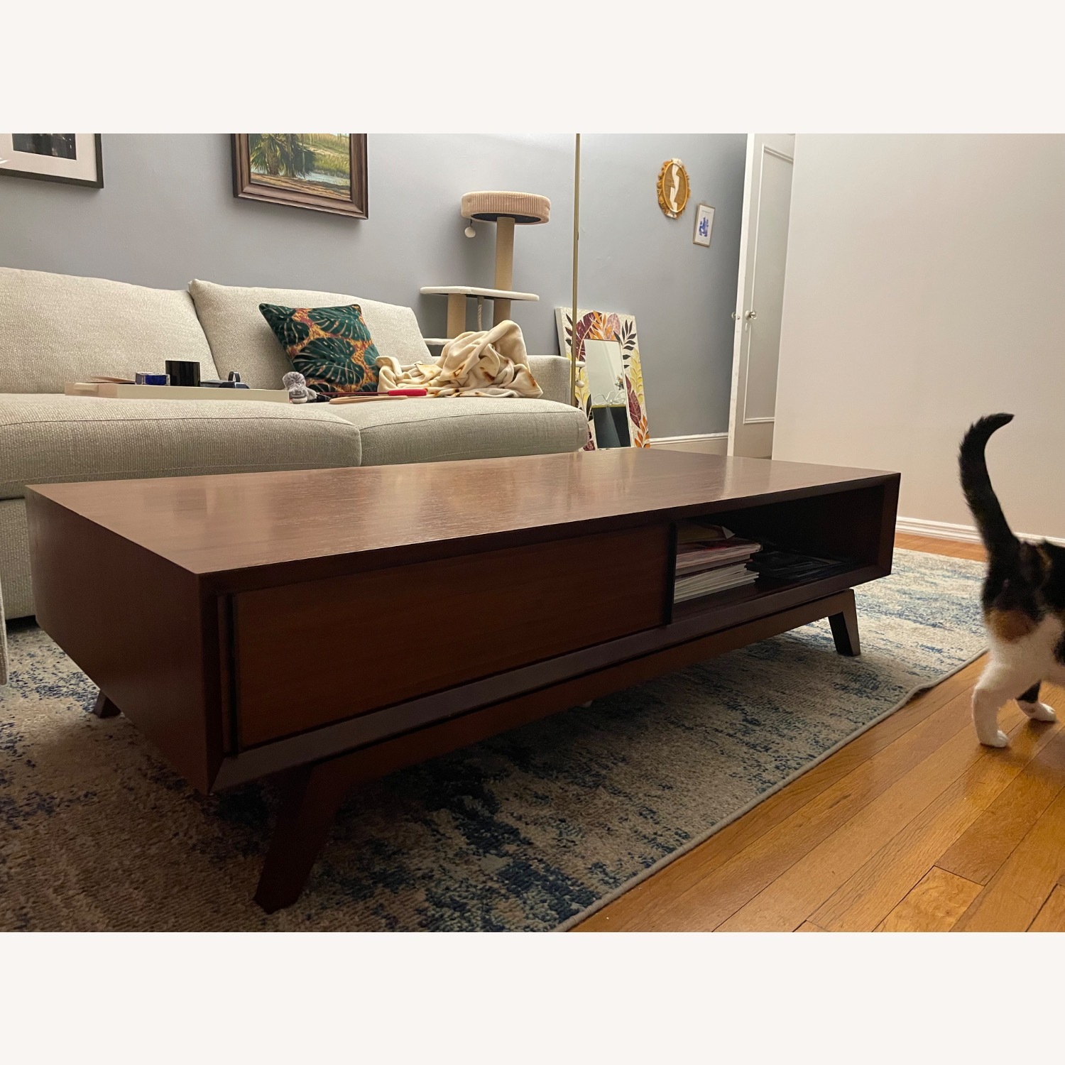 BDI Furniture Eras Dark Brown Wood Coffee Table - image-6