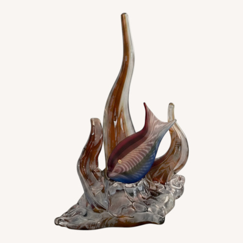 Used Signed Italian Murano Freedom Art Glass Sculpture for sale on AptDeco
