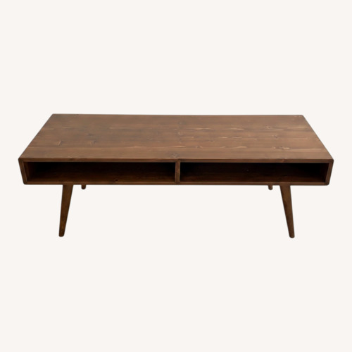Used Hand Made Wood Coffee Table for sale on AptDeco