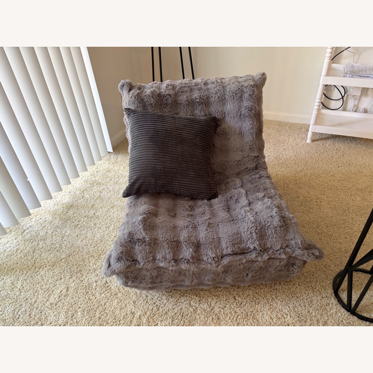 Habitway Dark Gray Fabric Sleeper Sofa - image-3