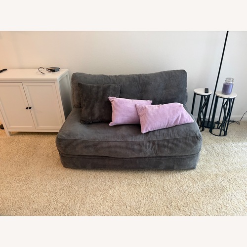 Used Habitway Dark Gray Fabric Sleeper Sofa for sale on AptDeco