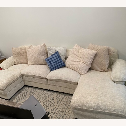 Used White 3+ Seater Sofa for sale on AptDeco