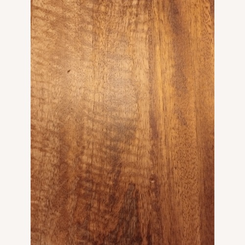 Used World Market Sloane Acacia Wood Dining Table for sale on AptDeco
