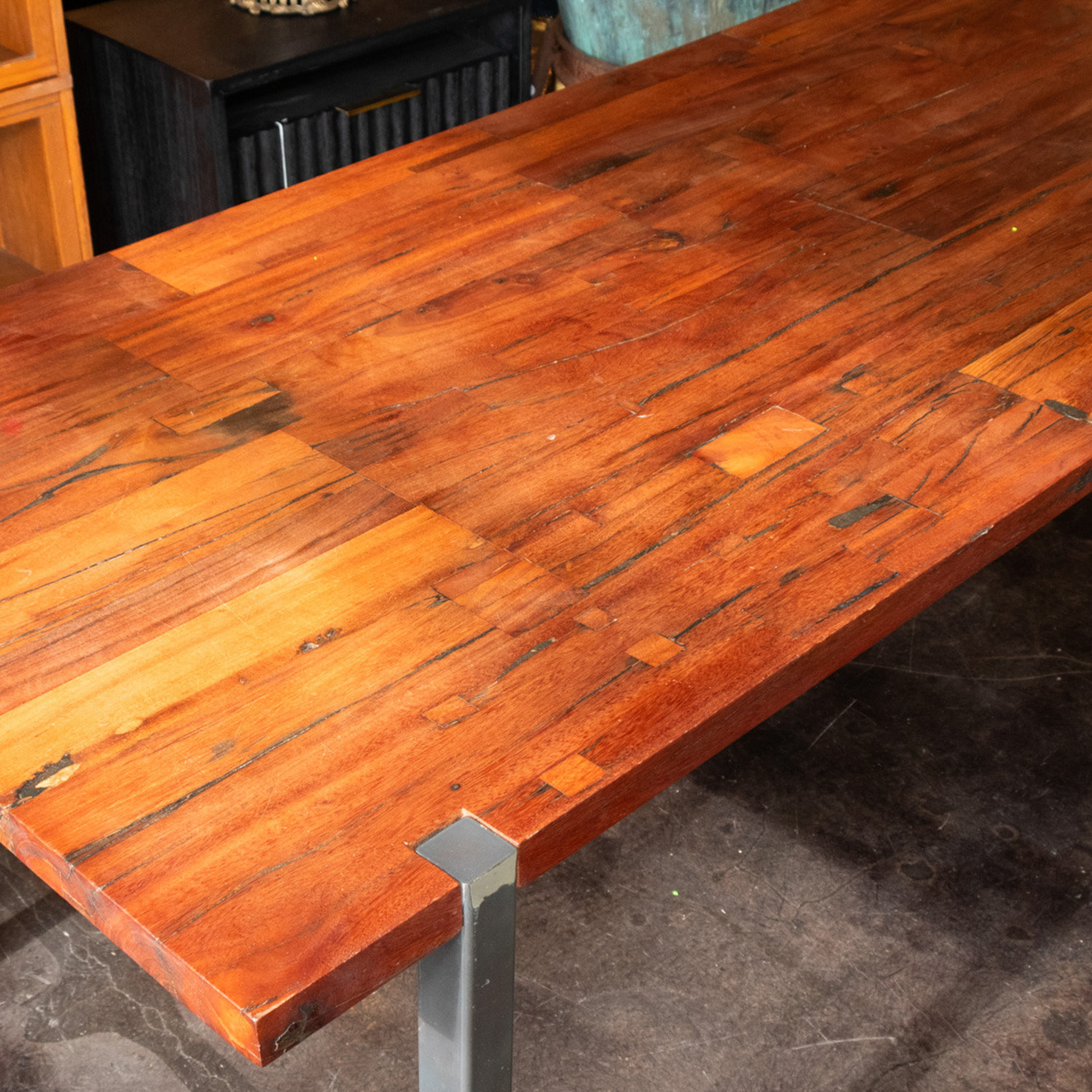 CB2 Darjeeling Dining Table 80″ - image-3
