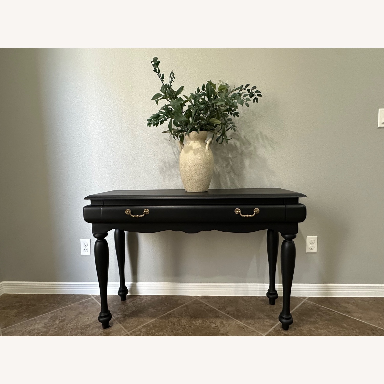 Refinished Solid Wood Console Table - image-5