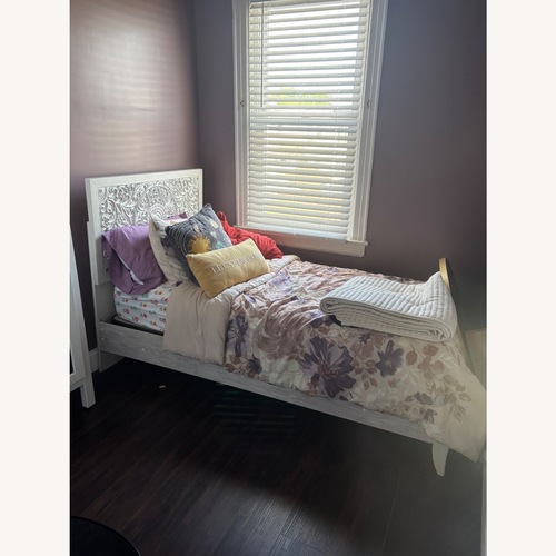 Used Ashley Furniture Paxberry Natural Twin Bed for sale on AptDeco