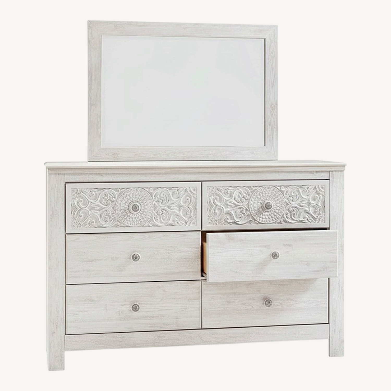 Ashley Furniture Paxberry White Dresser - image-0