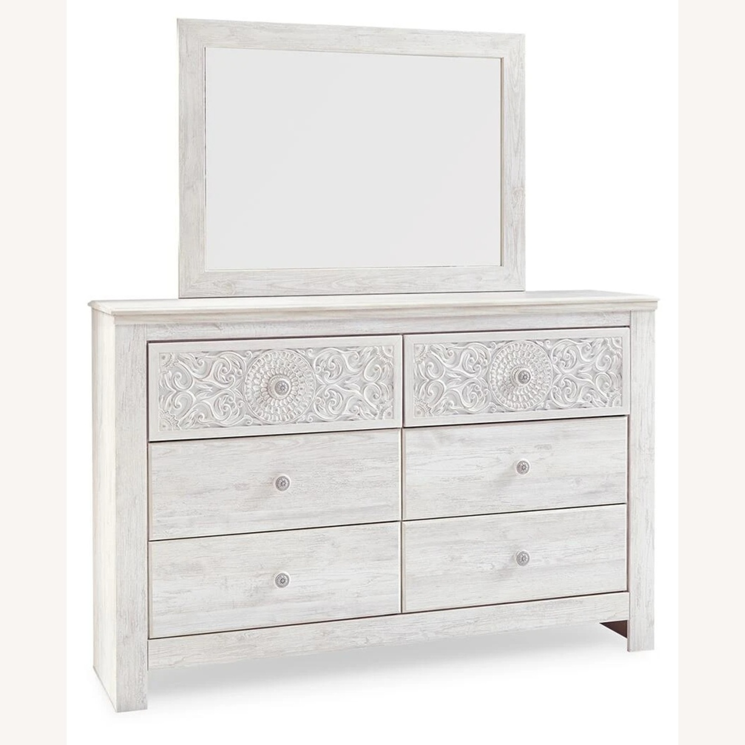 Ashley Furniture Paxberry White Dresser - image-4