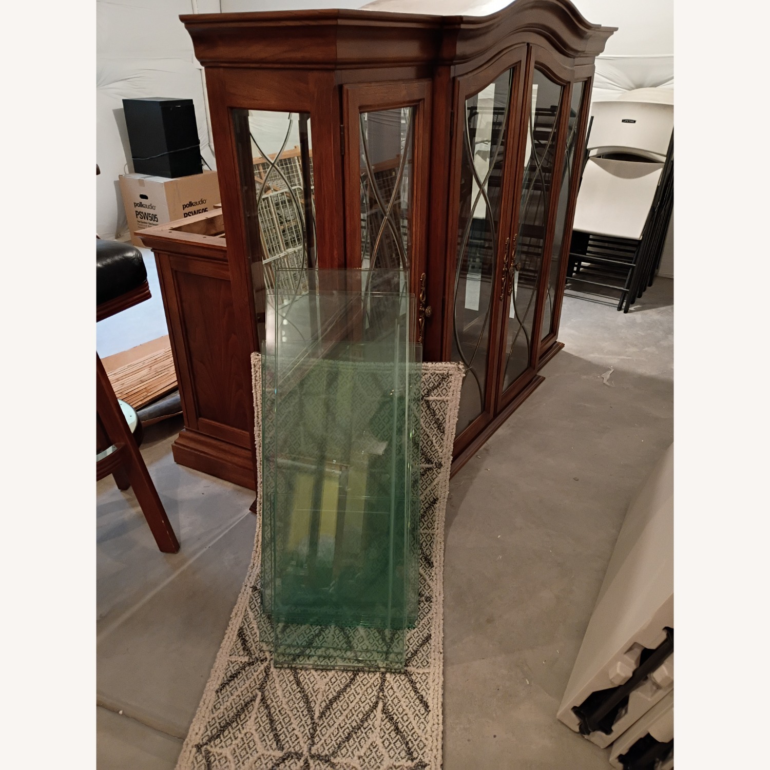 China Cabinet Credenza Lighted - image-4