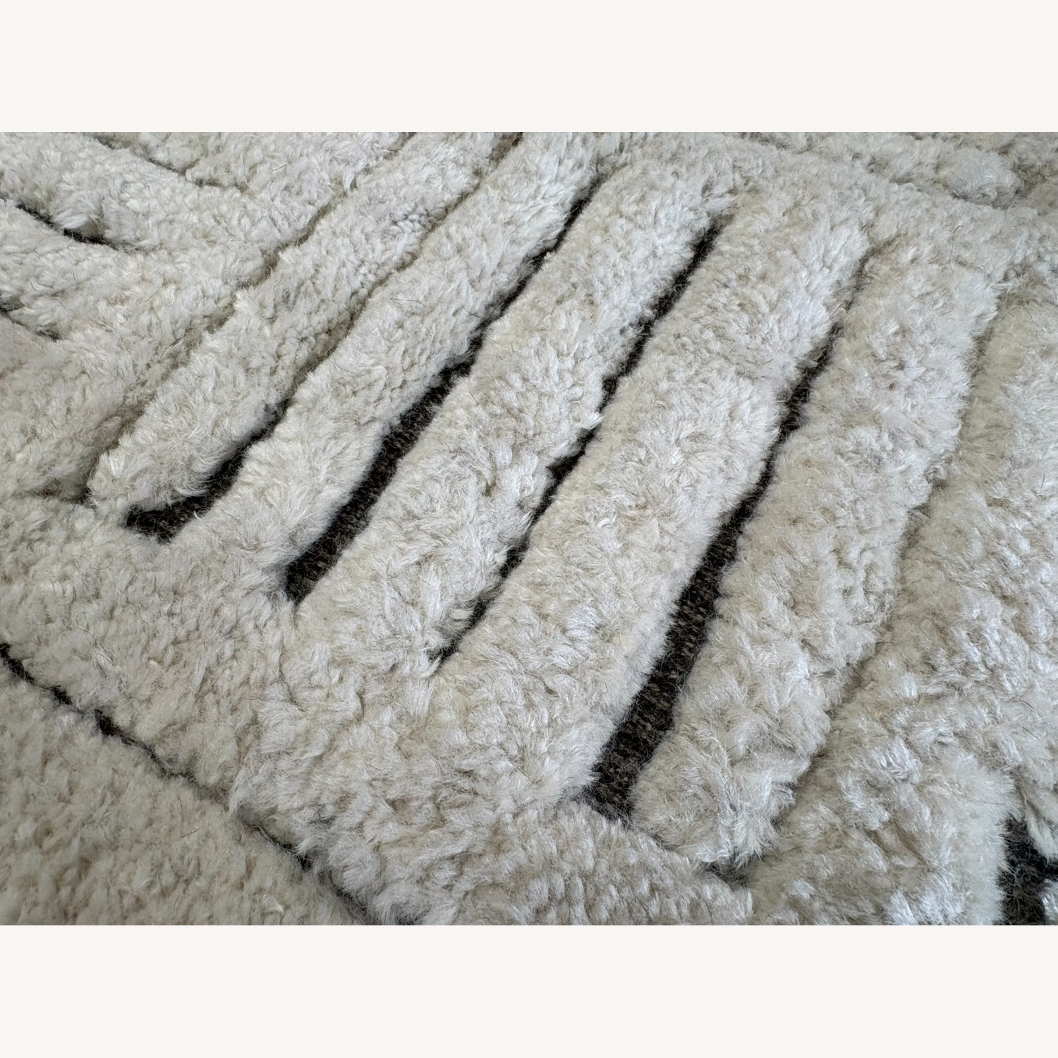 Restoration Hardware Basanti Rug 9' × 12' Marled Ivory/Charcoal - image-16